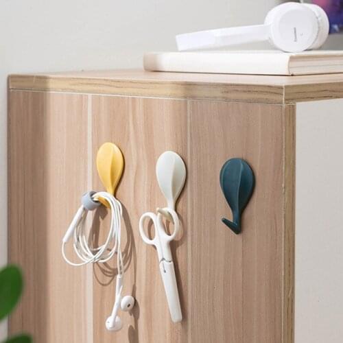 Bathroom Kitchen Hook Keys 8PCS Self-adhesive Organizer Holder Home Decor Hot Air Balloon Wall Hooks Clothes Towel Mask Hanger