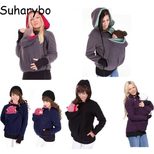 High Quality Baby Carrier 2 in 1 Jacket Kangaroo hoodie Winter Maternity Coat Pregnant Women Thickened Pregnancy Baby Wearing