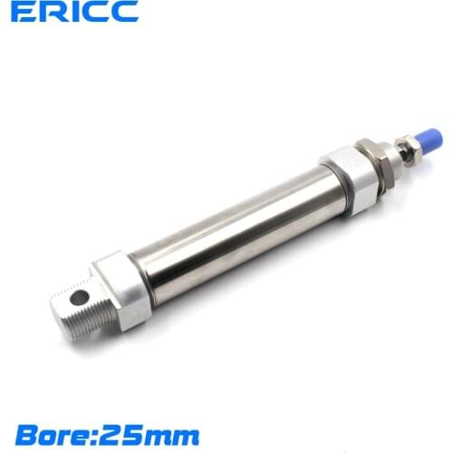 MA type 25 mm Bore 25/50/75/100/125/150/175/200/250/300 mm stroke pneumatic cylinder MA25X25S-CA/U/CM