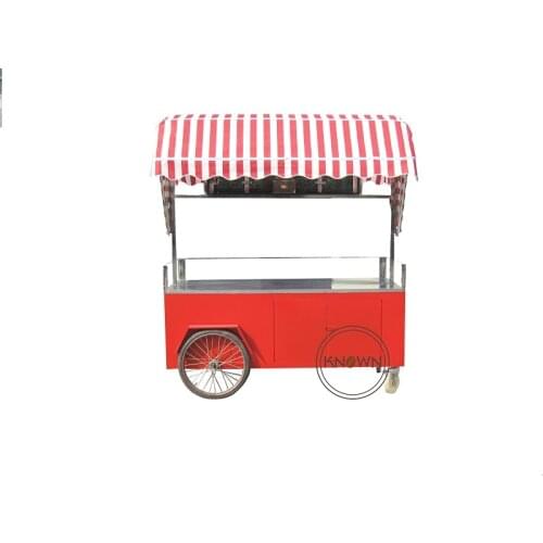 Hand push mobile food carts/trailer/ ice cream truck/hot dog food carts customized
