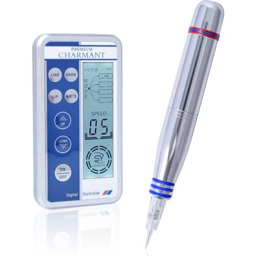Professional Korean Charmant Tattoo Machine Pen For MTS Semi-permanent Makeup Microblading Liner Shader Pen Embroidery Eyebrow
