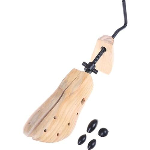 1PCS Size S M Unisex Women Men 2-way High Quality Adjustable Wooden Shoe Stretcher Shoe Expander