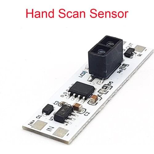 Hand Sweep Sensor Switch Module 5-24V Cabinet Wardrobe LED Light Non-touch Hand Sweep Switch Sensor Module 5V 12V 24V V2.0