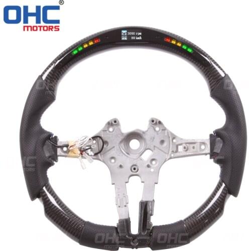 Carbon Fiber M LED Performance Steering Wheel compatible for F20 F22,F23 & F45M3,F82 F83 F15 F34 F20 F21 F25