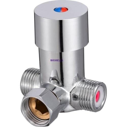 Bathroom Hot Cold Water Valver Temperature Adjustable Mixer Mixing Valve Sensor Tap for Shower Head Faucet Taps