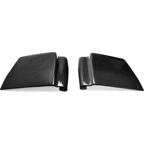 Carbon Fiber Under Rear Diffuser Vortex Glossy Fibre Bumper Spat VTX Addon Trim Car Accessories For Evolution Lancer EVO 7 8 9