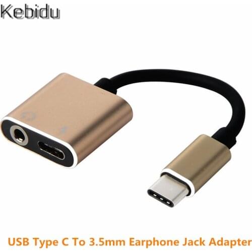 USB Type C To 3.5mm Earphone Jack Adapter For Huawei P20/Mate 10/Pro Aux Audio Headphone Charger Charging Cable USB-C Converter
