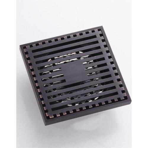 1pc High-end Brass European Black Anti-odor Bouncing Core Self-sealing Deodorant Floor Drain