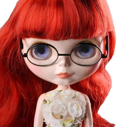 [wamami] New Black Round Doll Glasses For Neo Doll Free Shipping