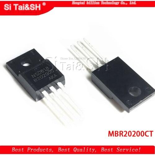 10PCS MBRF20200CTG MBR20200CT B20200G 20A200V