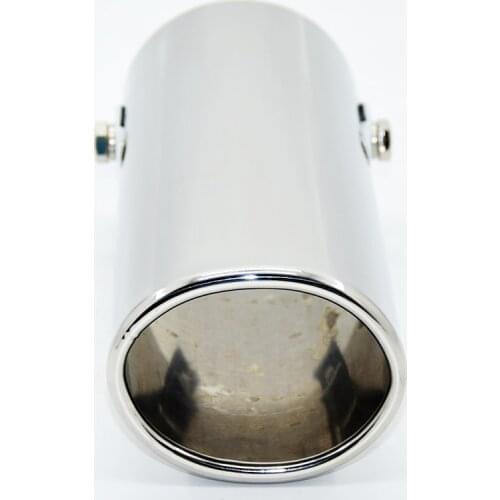 152mm Stainless Steel Exhaust Tip Muffler Tail Tip Silencer 64mm for Car SUV