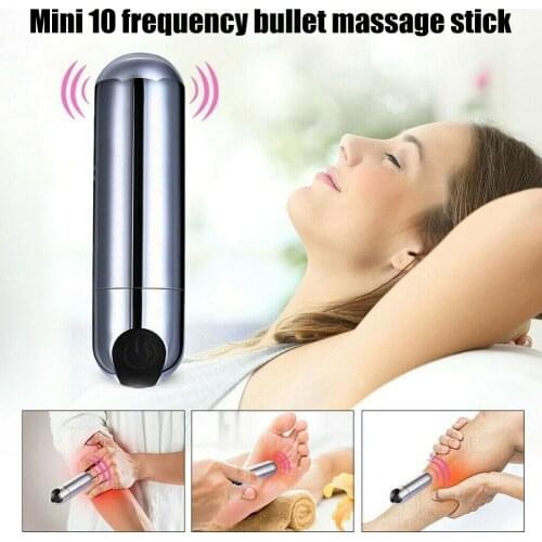 2021 Mini 10 Speeds Massager Vibrating Tools USB Rechargeable Full Body Wand Vibrator SSwell