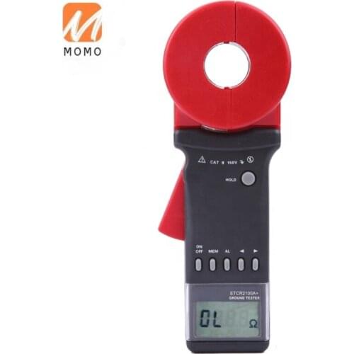 2100A+ Digital Clamp On Ground Earth Resistance Tester Meter / Clamp Earth Resistance Tester