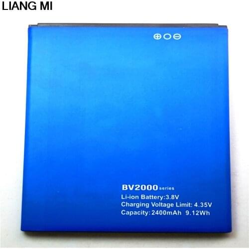 Blackview BV2000 Battery Replacement 2400mAh Li-ION Smart Phone Parts for Blackview BV2000S Phone with phone stander