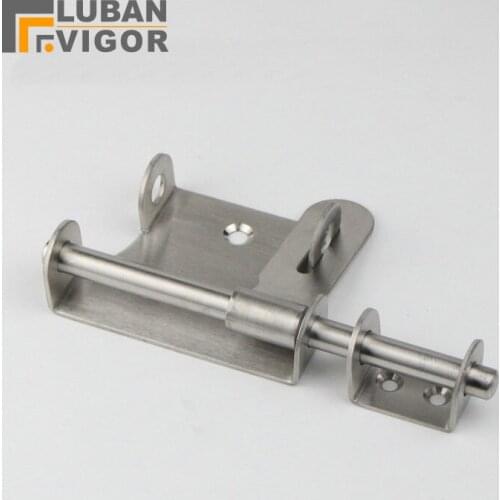 Stainless steel bolt ,with padlock hole , right or left install,for Security door Wooden door Surface mounted