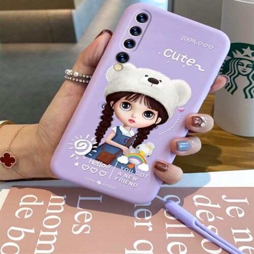 ASINA Cartoon Case For Xiaomi Mi10 11 Case Official Original Liquid Silicone Case For Xiaomi Redmi Note 10 9 8 Case Upgraded
