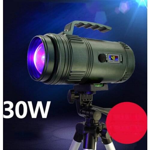 DHL/Fedex 20PCS Night Fishing Lights Four Light Source 60W LED Strong Light Digital Zoom Fishing Lamp