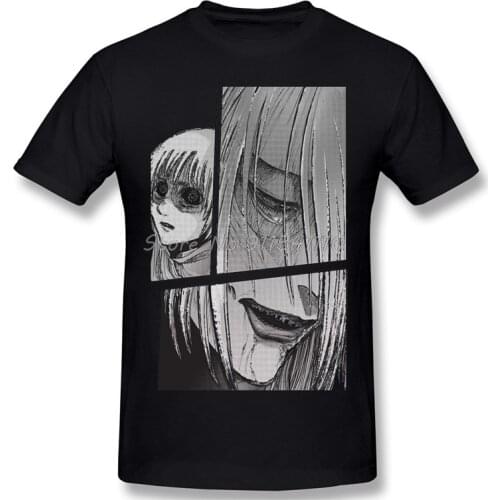 Men Clothing Attack on Titan Titans Anime Television Series T-Shirt Female Titan Looks Armin Fashion Short Sleeve