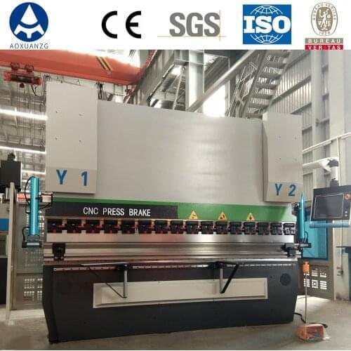 4+1 Axis hydraulic plate bending machine/hydraulic CNC press brake