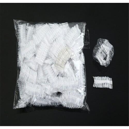 Hot Sale 100Pcs Disposable Waterproof Transparent Ear Cover Bath Shower Salon Ear Protector Household Hair Dyeing Earmuffs