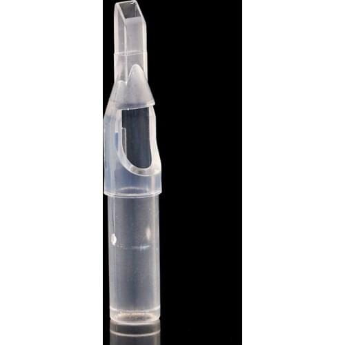 50Pcs Tattoo machine needle mouth tattoo supplies beauty toolsequipmentdisposable transparent