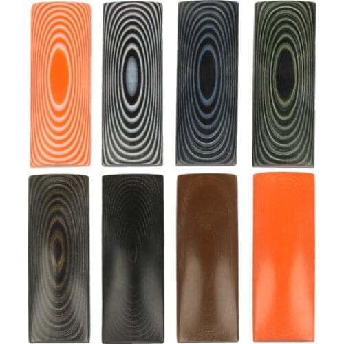 G10 Knife Handle Scales 150 x 45 x 8.5mm Pistol Grips Layered Multicolor