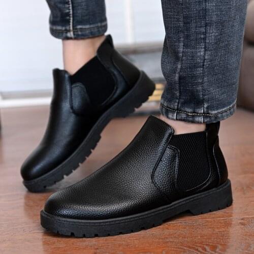 2020 Men Boots New Lace UP Men shoes Non-slip Wearable Large Size Casual Shoes Plus Retro Trend Mens Fashion Boots 39-44
