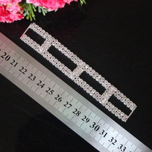 2016 NEW 10pcs Crystal Rhinestone Bikini Connectors/ Buckle Metal Chain For Swimming Wear Bikini Decor