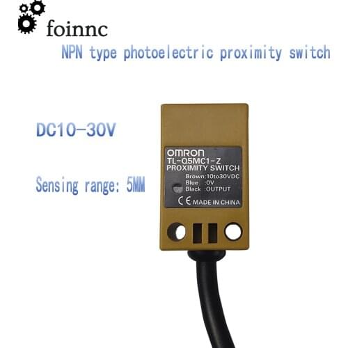 NPN photoelectric sensor switch Engraving machine limit origin switch Omron original authentic NPN proximity proximity switch