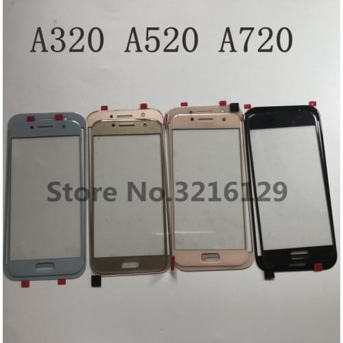 Original External Front Outer Glass Lens Replacement for Samsung Galaxy A3 A5 A7 2017 A320 / A520 / A720 LCD Touch Screen