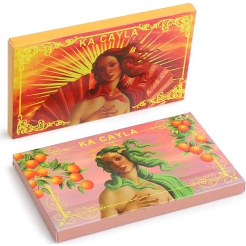 18 Color EVA Eyeshadow Pallete Matte Shimmer Eyeshadow Waterproof Long-lasting Makeup Eyeshadow palette Cosmetics