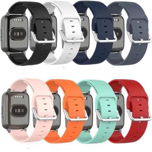 Rubber Bracelet Belt Watchband For Xiaomi Haylou Solar LS01 Watch Band Original Sport Silicone Strap For Willful IP68 Wrist Band