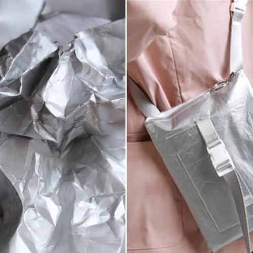 Stiff Tyvek Washing Breathe paper Silver Tearing Resistant Waterproof DIY Bags Wallet Craft Decor Coat Garment Designer Fabric