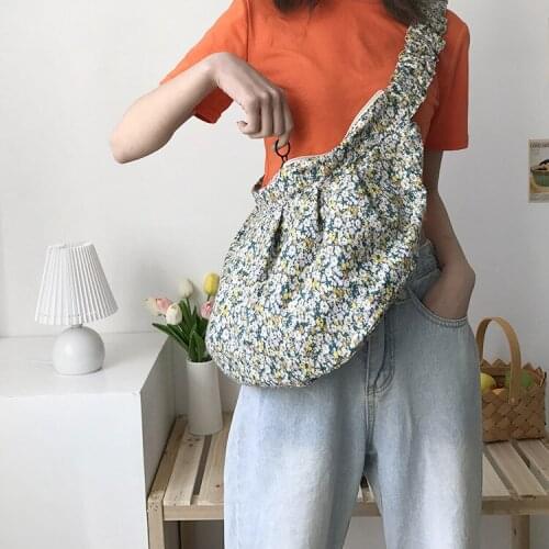 2020 printed dress handbag Women Foldable Reusable Shopping Bag Eco Handbag Beach Bag Big Canvas Shoulder Bag Tote