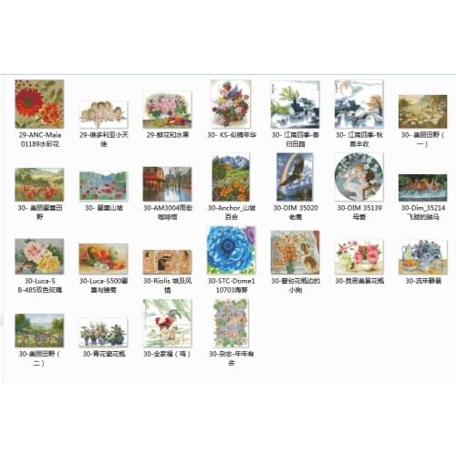 Cross Stitch Embroidery AM3004 Rain Street Cafe Cotton Thread Painting DIY Needlework Kits 14CT Winter Home Decoration