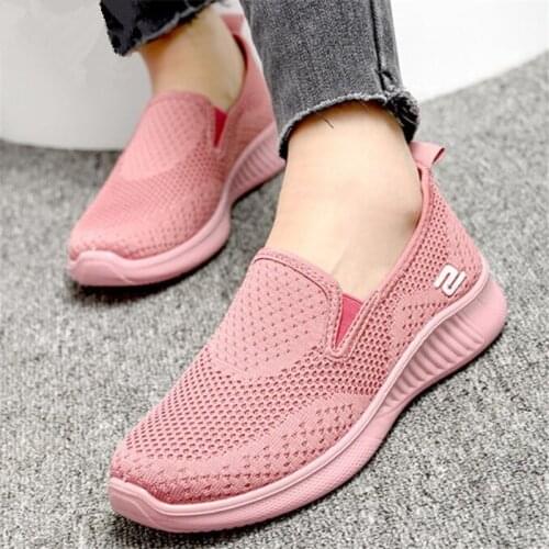 Women shoes Casual Shoes Breathable Sneakers Women New Arrivals Fashion Mesh Soft Bottom Tennis Shoes Woman