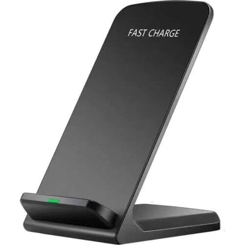 10W Qi Wireless Charger Stand For iPhone 12 11 Pro XS MAX XR X 8 Samsung S21 S20 S10 S9 Fast Charging Dock Station Phone Charger