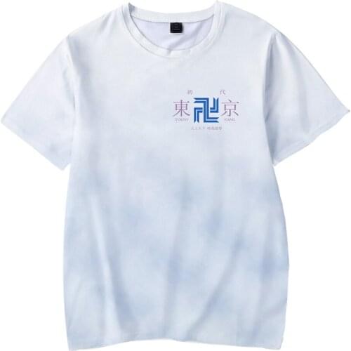 2021 Cosplay Anime Tokyo Revengers Men Boys 3D T-shirt Sano Manjiro Hanagaki Takemichi Baji Keisuke Captain Short Tops