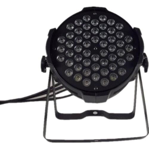 54 leds par 3W full color RGB 3 in 1 LED Par 64 Light concert wash light 7 Channel Stage Lighting Disco DJ Hand-by-Hand Par Can