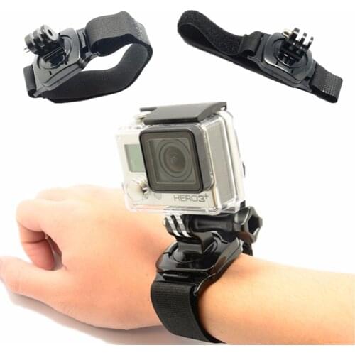 Go pro Accessories 360 Degree Rotating Wrist Hand Strap Band Tripod for SJCAM Gopro hero action camera