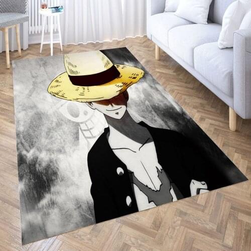 One Piece Carpet for Living Room 3D Anime Cartoon Rug Gamer Teen Room Bedside Lounge Rug Kids Children Floor Mats
