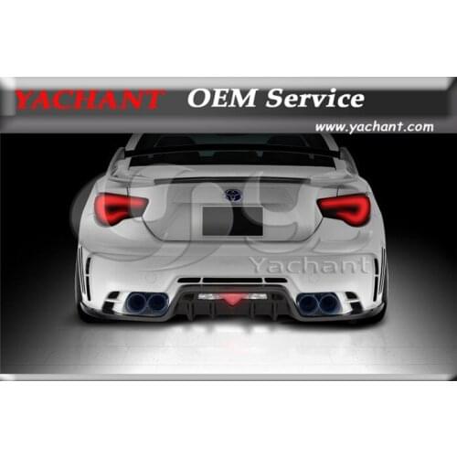 CFRP Carbon Fiber TK RW RR Style Rear Spoiler Blade with FRP Base Fit For GT86 FT86 ZN6 FRS BRZ ZC6