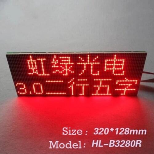 Φ3.0 LED dot matrix unit board 32*80 dot matrix screen LED advertising screen parking system screen