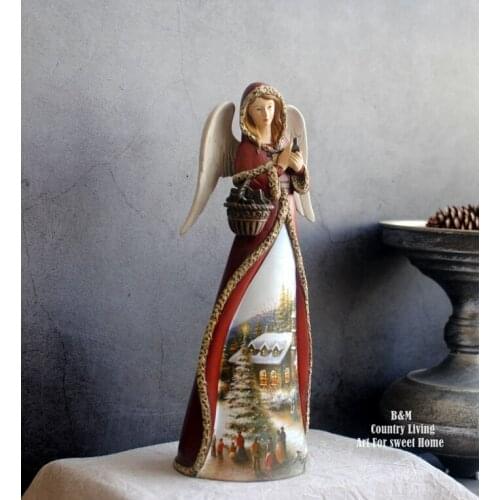 GOOD TOP ROCK PUNK COOL ART- 2020 HOME BAR SHOP CHRISTMAS ANTIQUE RETRO DECORATION ART # ANGEL GODDESS CHRISTMAS EVE STATUE