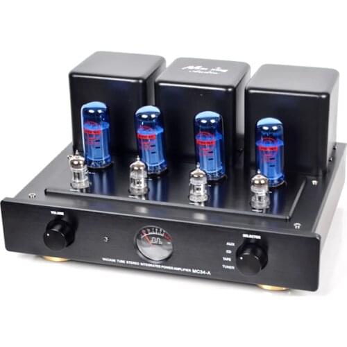 MC34-A Classic amplifier , 38Wx2 combined amplifier power amplifier EL34 push-pull, distortion 0.8%，input sensitivity 200mv