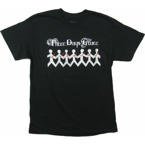 Three Days Grace Stand Above the Crowd Mens Black T Shirt New Official Merch