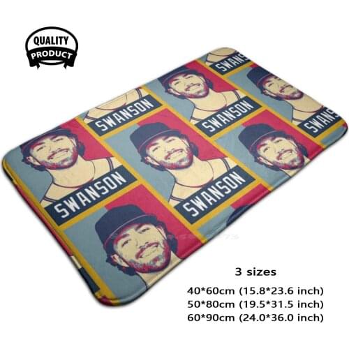 Dansby Swanson Artwork Soft Foot Pad Room Goods Rug Carpet Ronald Acuna Jr Baseball Acuna Freddie Freeman Atl Ozzie Albies