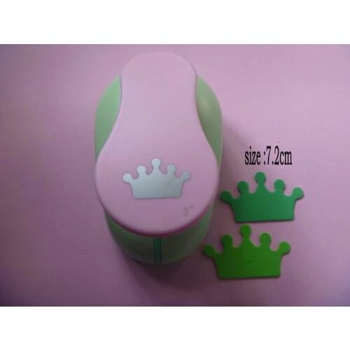 5/8"-3" Crown shape DIY craft punch hole punch EVA foam puncher Kids foam paper maker scrapbooking punchers Embossing device