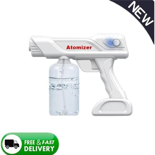 1000ML Blu-ray Disinfection Spray Gun Large Capacity Blue Light Nano Steam Spray Gun Sterilizing Nano Spray Gun For Home Office