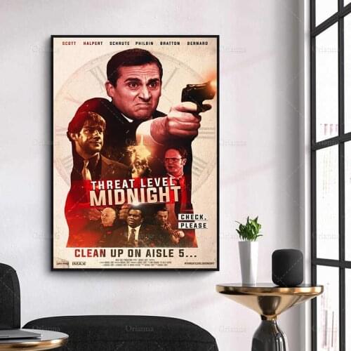 Threat Level Midnight Movie Poster Wall Art Canvas Painting Prints Poster Modular Pictures Living Room Modern Decoration